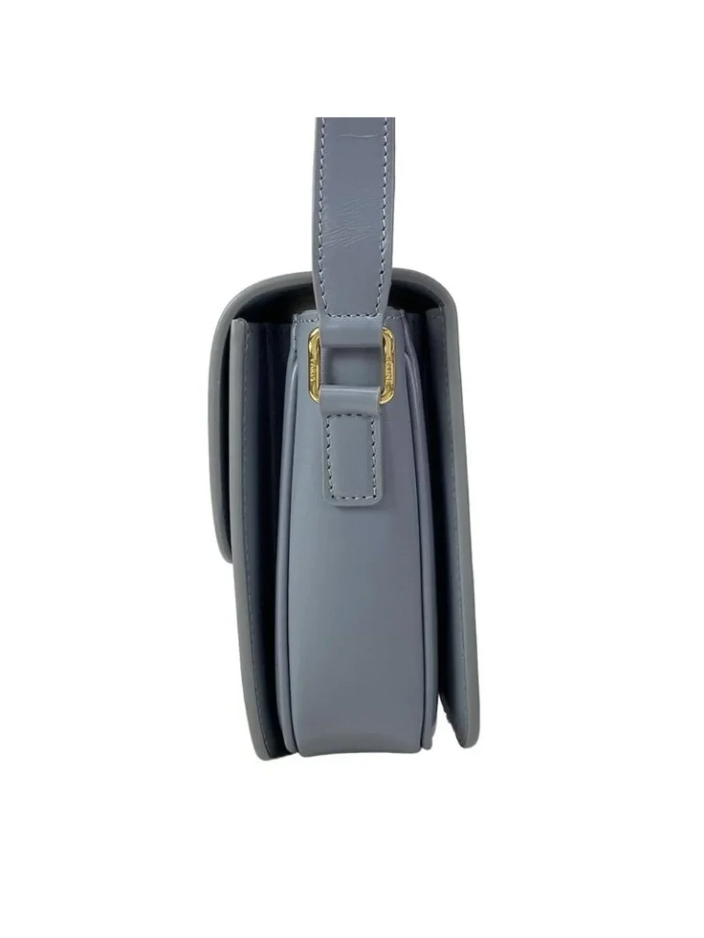 Celine Shoulder Bag Triomphe Blue Gray - Picture 4 of 16